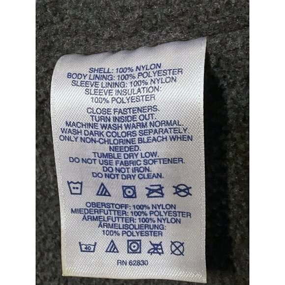 Lands End Squall Insulated Coat Jacket Womens Large 14-16 Purple Utility Chore - Picture 11 of 13